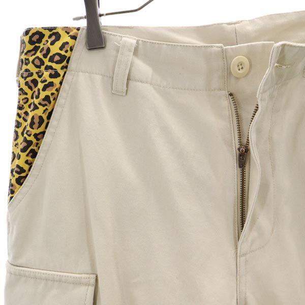 atmos Leopard Pattern Switch cargo pants M Ivory Men's Used