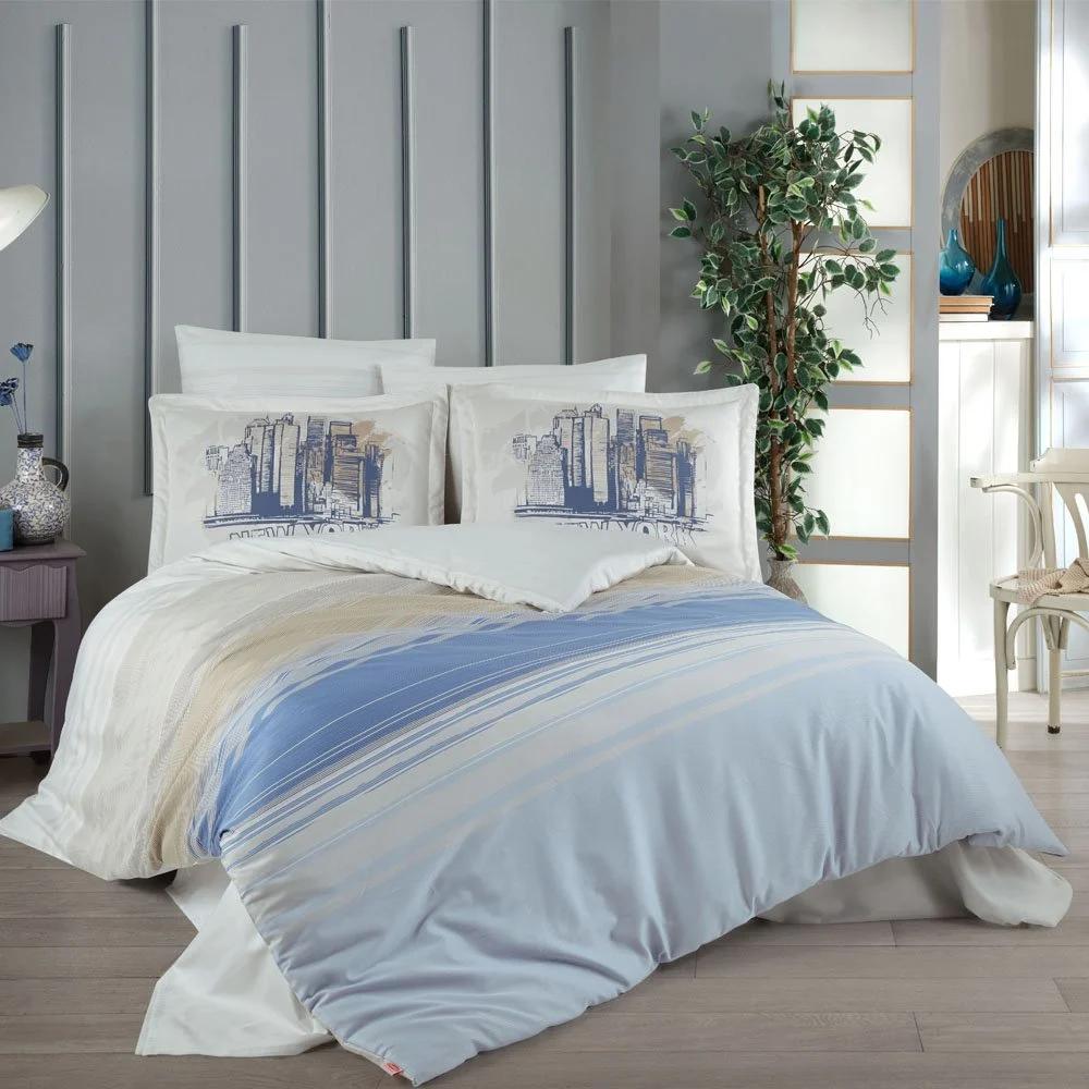 

Hobby Aden Blue - Double Satin Duvet Cover Set