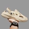 New Men's Sandals Men's Summer Trendy Men's Coconut Hole Shoes Men's Outer Wear Hollow Beach Sandals Slippers Men's