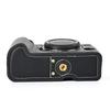 XT5 Palm Print PU Leather Camera Half Case for Fujifilm XT5 Fuji X-T5 Bottom Opening Cover With Strap