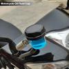 Aluminum Alloy Motorcycle Brake Fluid Reservoir Motorbike Rear Clutch Tank Oil Fluid Cup Universal for Honda Suzuki Yamaha BMW