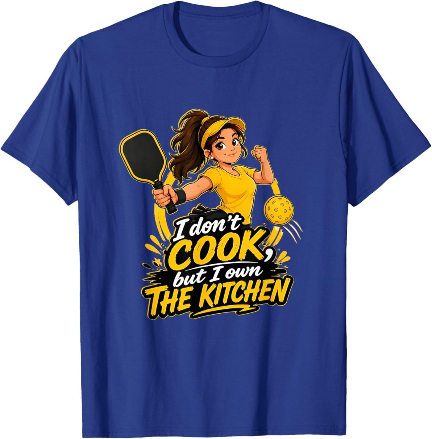 Funny Pickleball Shirts Dink Player Kitchen Joke Funny Meme T-Shirt S разноцветный