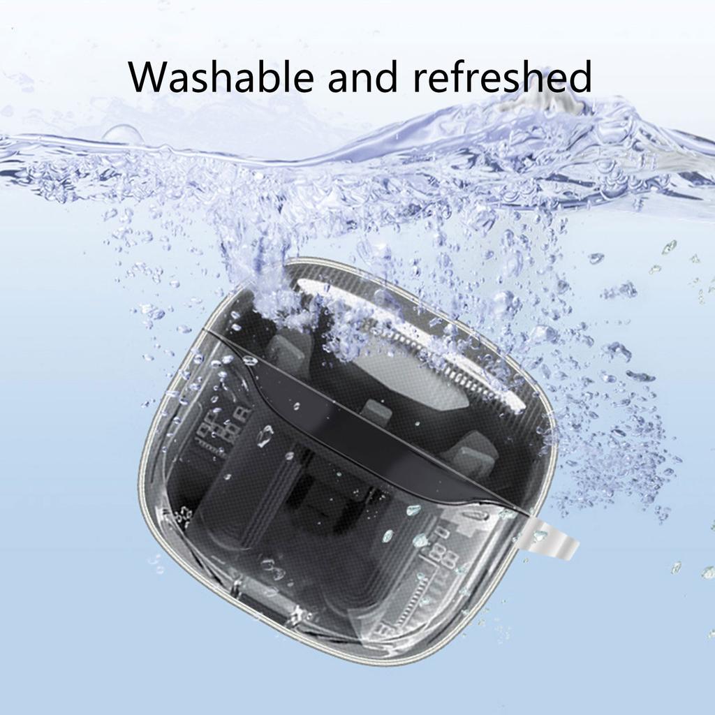 Clear Protect Bärväska Stöttålig för JBL TUNE FLEX 2 Hörlurar Dammtätt Hölje Tvättbar Repskyddande Ärm
