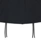 OFFGRID Nylon Shirred Panel Skirt - Black