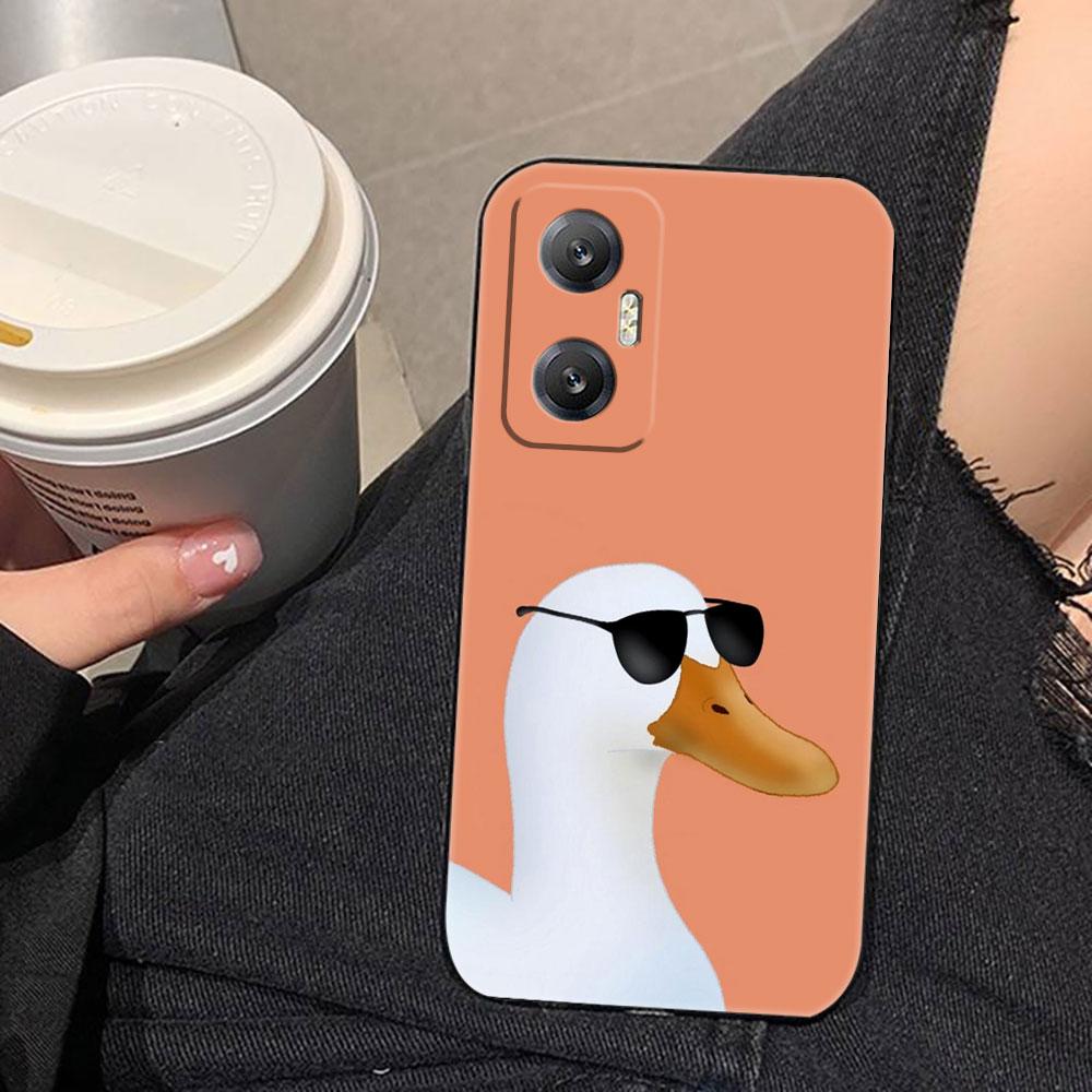 

Cartoon Duck Goose Cover Phone Case For Infinix HOT 60 50 10 10I 10S 11 12 12I 20I 20S 30I ZERO X 20 30 40 Silicone Case Shell Infinix ZERO404G