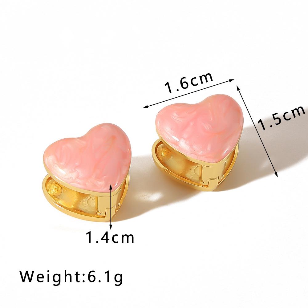 Örhängen med prästkrage i rostfritt stål för kvinnor Hängande oljemålad blomma