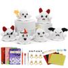 Fenrry Halloween Ghost Family Complete Knitting Hooks Yarn Set with Step-by-Step Video Tutorials Crochet Tool for DIY Craft