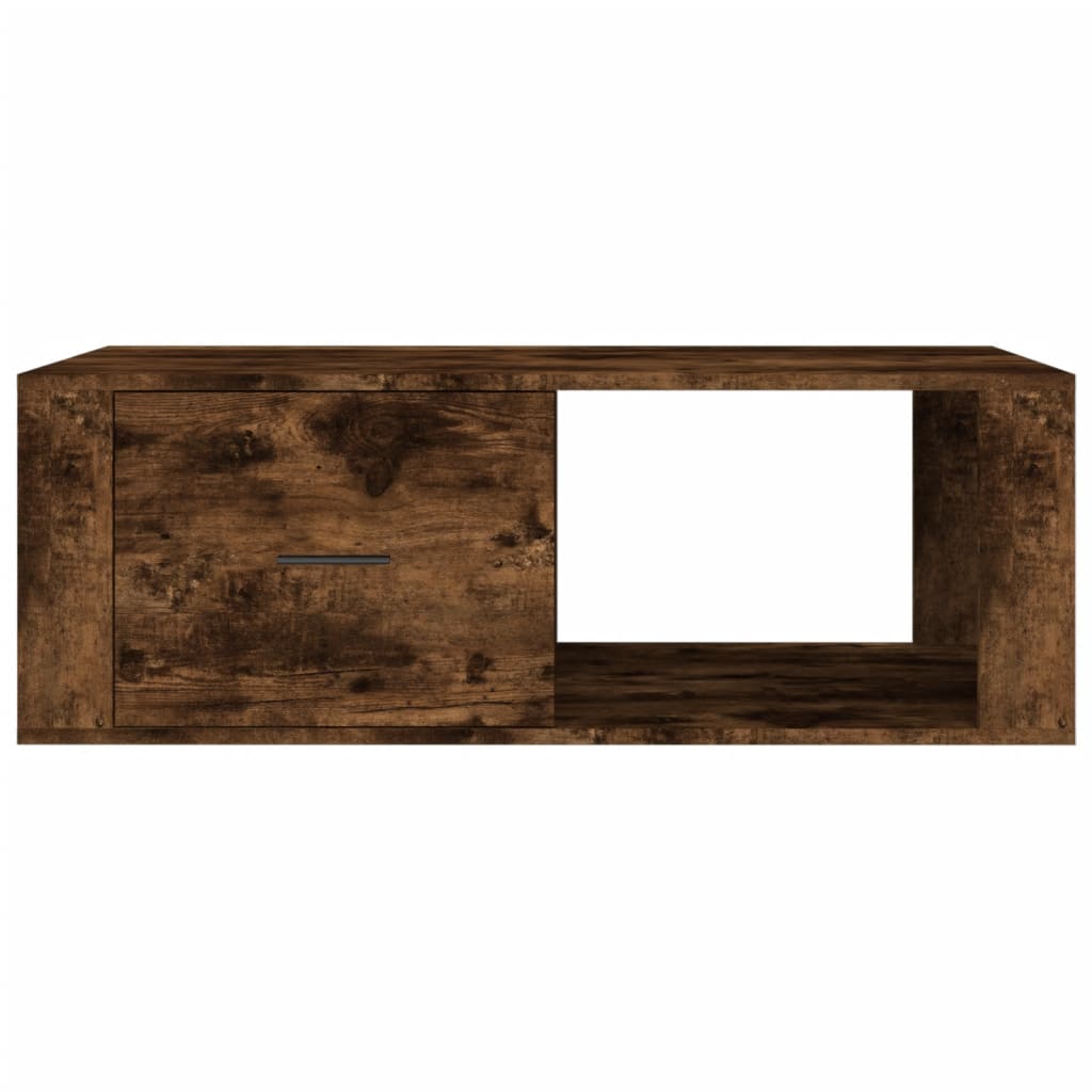 Coffee Table Smoked Oak 100x50.5x35 cm Particleboard