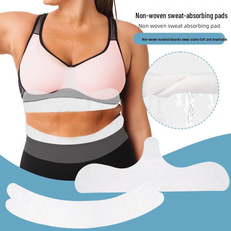 Disposable Non-woven Cotton Sweat-Absorbing Abdominal Pads for Sports & Bra Inserts