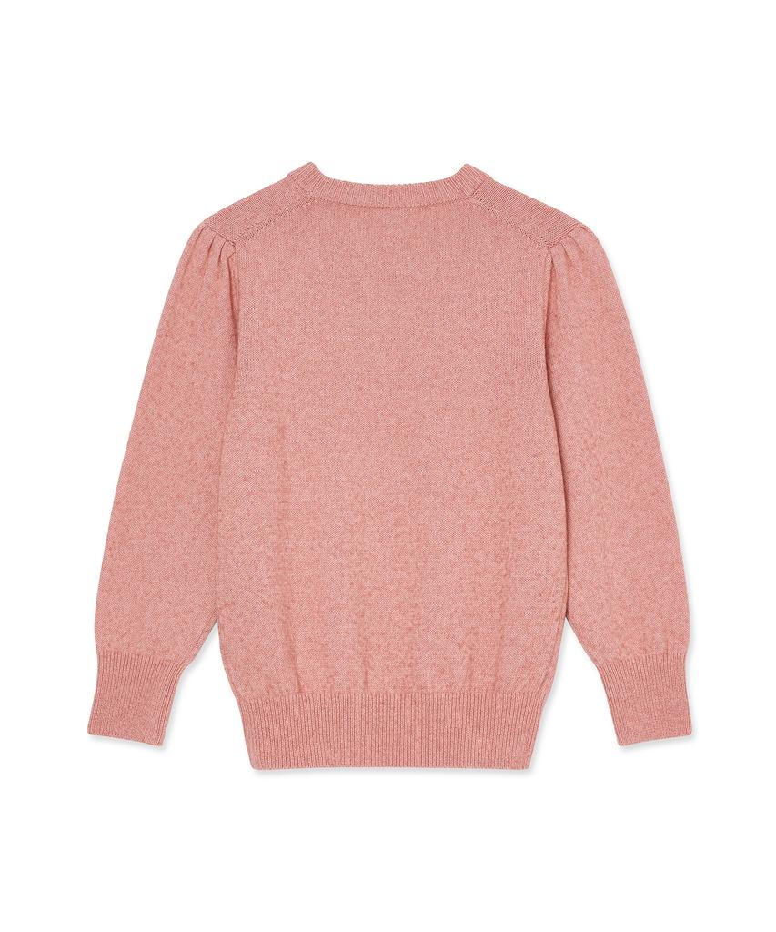 IOLO Women'S Puff Sleeve Round_Pink