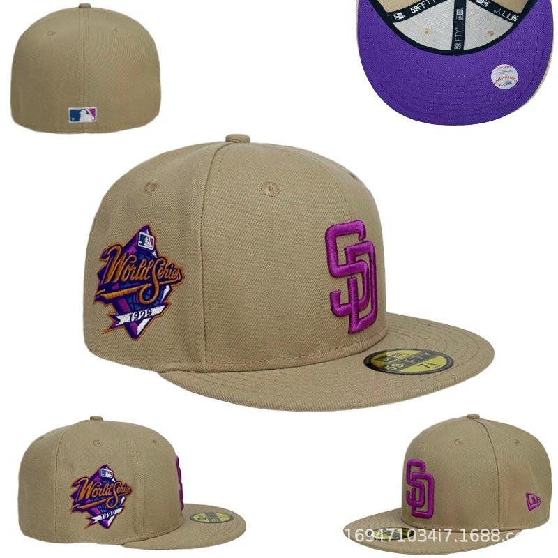 Baseball Cap New Letter Embroidery Fully Enclosed Cap New York Yankees Cap Non-Adjustable Size Hat