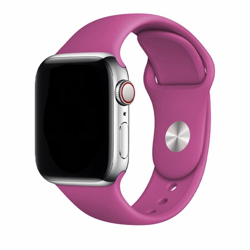 Silikonový řemínek pro řemínek Apple Watch 44 mm 49 mm 45 mm 41 mm 40 mm 42 mm 38 mm náramek iwatch série 9 7 se 3 4 5 6 8 Pásek Ultra2