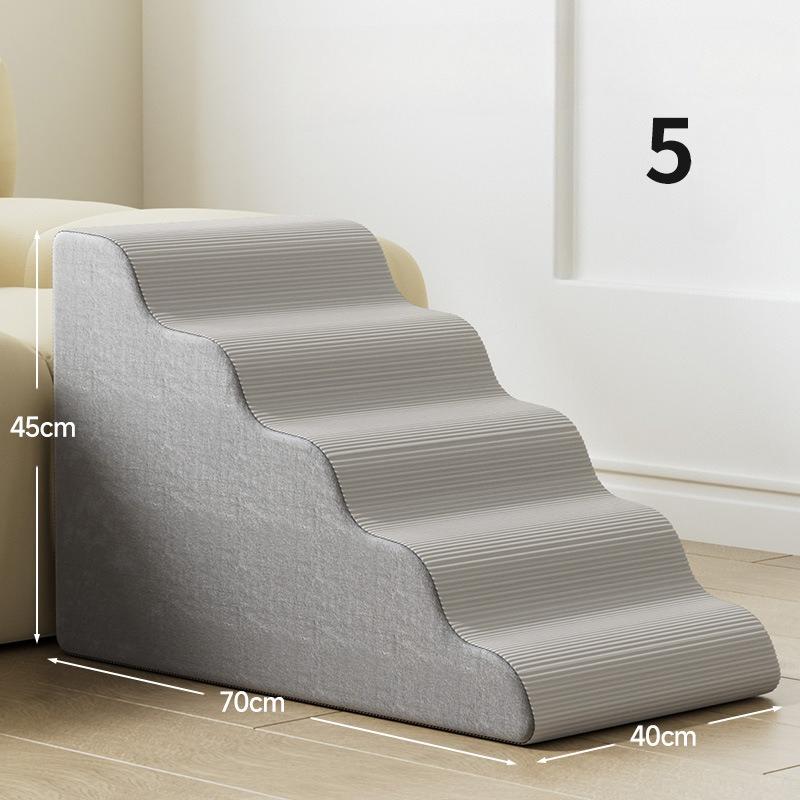 2026 Designer Pet Dog Stairs Ramp Non-Slip Pet 2/3 Steps for Small Old Dogs Sofa Bed Sofa Bed Ladder Cat House