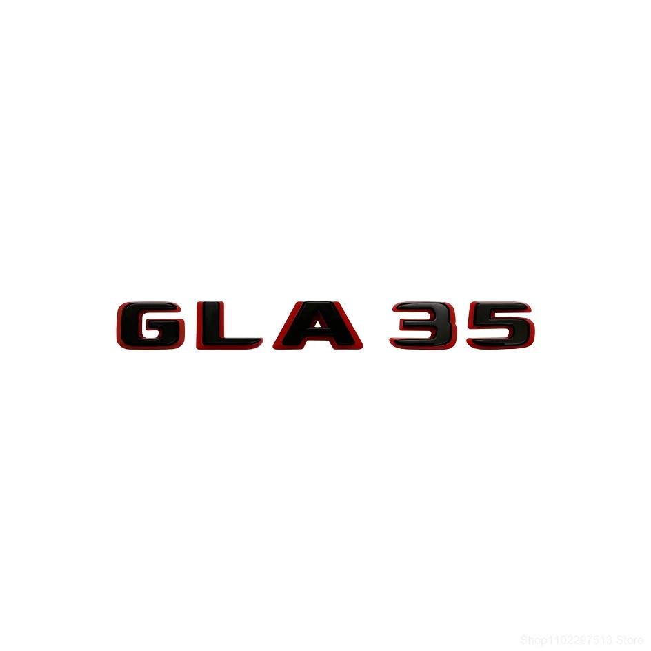 ABAL1 2024 New Style Two Tone Letters Numbers GLA35 GLA45 GLA45S Turbo 4matic+ for Car Fender Trunk Rear X156 Sticke