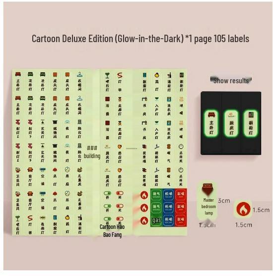 Newcomer Discount: Home Light Switch & Socket Label Stickers - Decorative Panel Stickers