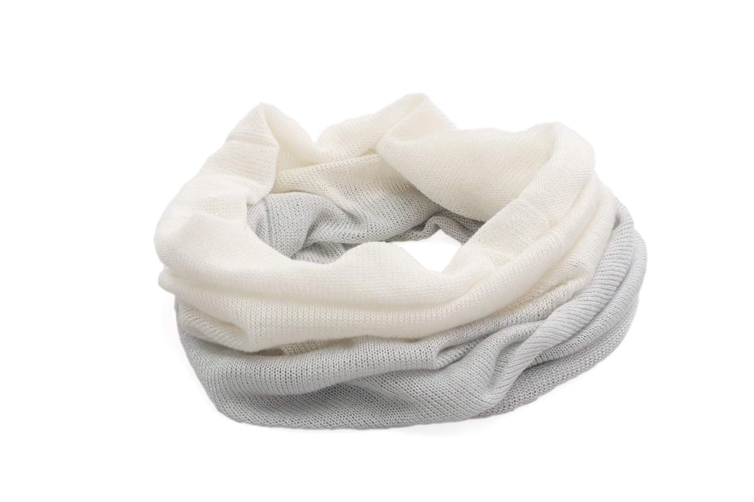 

Smooth Silk Neck Cover in White x color that is gentle on the protects against UV UV and air conditioning protection [HASEGAWA] 2TONE COLOR [Made