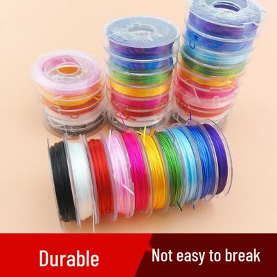 Mini Elastische Schmuckkordel - Verschleißfest für DIY Armbänder und Aufziehen