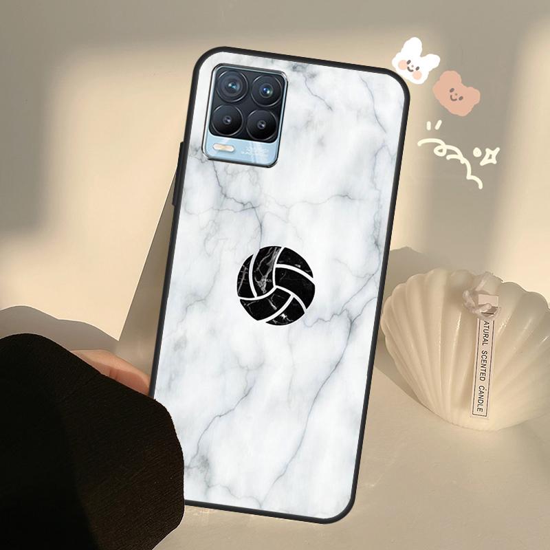 Volleyball Sport Case For Realme C63 C61 C55 C51 C53 C25 C65 C67 C71 C75 11 12 13 14 15 Pro Plus GT6 GT7 Pro