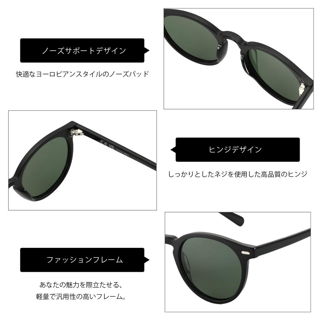 Sunglasses for Polarized Sunglasses for UV for Driving [ZENOTTIC] Men, Round, Women, Protection, Fishing, Golf,