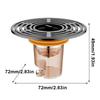 Floor Drain Filter Fast Drainage Plastic Floor Drain Filter Screen Deodorizing Artifact InsectProof Bathroom Sink Strainer