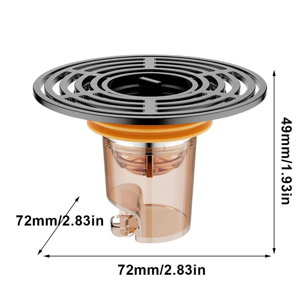 Floor Drain Filter Fast Drainage Plastic Floor Drain Filter Screen Deodorizing Artifact InsectProof Bathroom Sink Strainer