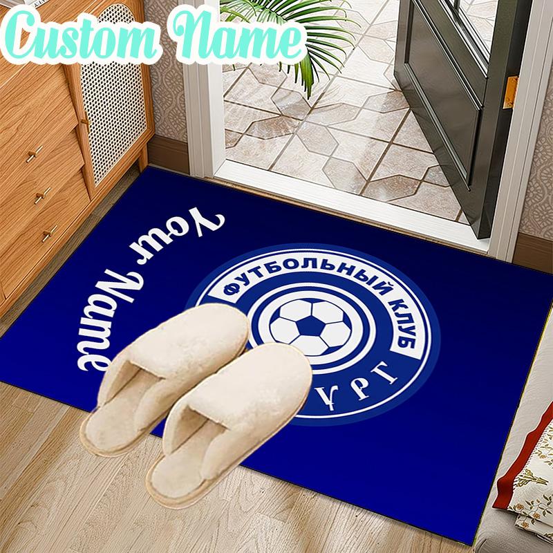Custom Name Football Club Orenburg Emblem Rug Office Rug Chair Mat Non Slip Carpet Rugs for Bedrooms Dining Room Living Room Home Decor gifts