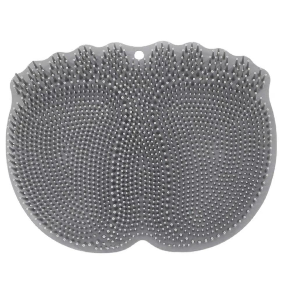 Exfoliation Silicone Foot Cleaning Massage Mat Non Slip Foot Scrubber Pad for Daily Bath Use