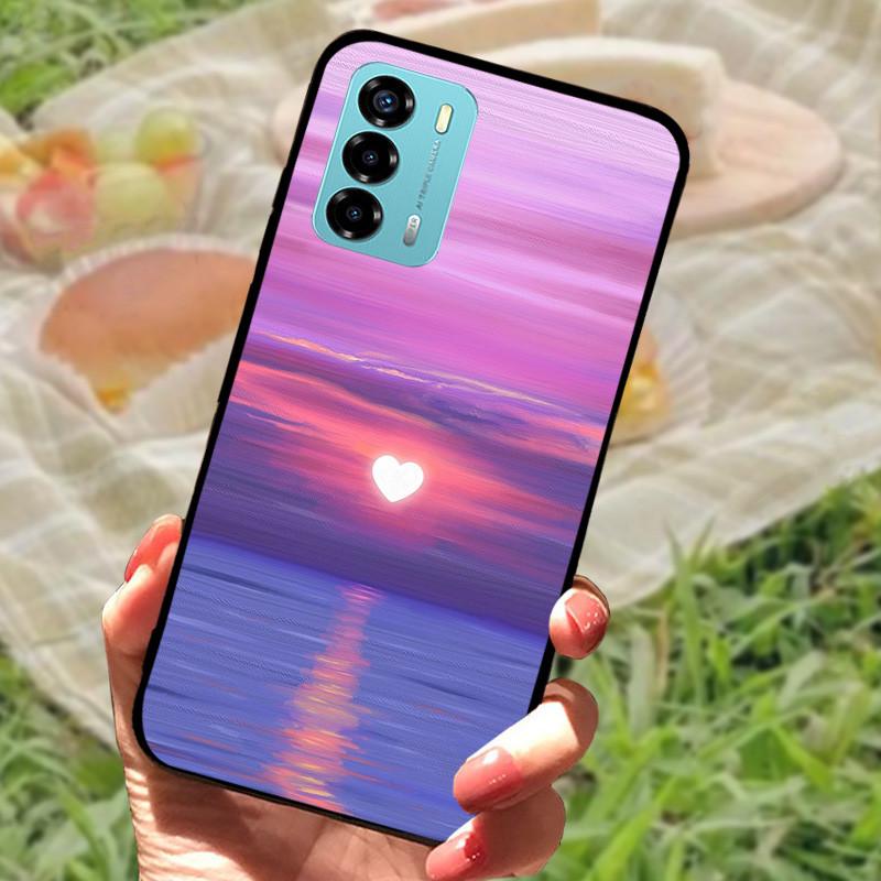For ZTE Blade V40 Vita Case Marble Cover Shockproof Silicone Phone Cases For ZTE Blade V40 Vita V 40 Vita Back Cover Bumper