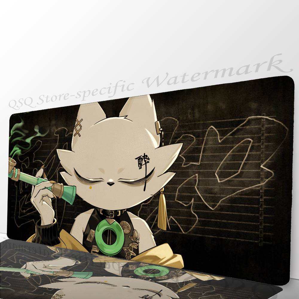 Nine S-Sols Anime Game Mousepad Non-slip Suitable For Office Computers Laptops E-sports Game Desk Mats XXL Keyboard