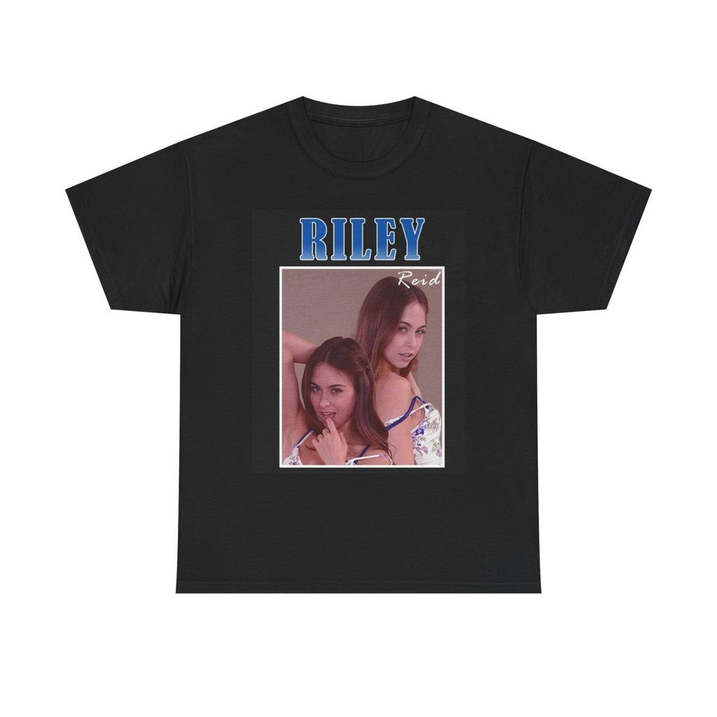 New Riley Reid Graphic T-Shirt Vintage Onlyfans Unisex Heavy Cotton Tee
