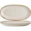 12-Inch Oval Fish Plate Retro Kiln-Changed Ceramic Fish Plate Household Steamed Fish Plate Sushi Plate Export