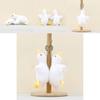 Plush White Goose Hanging Toy With Pp Cotton Fill For Kids Backpack Decor