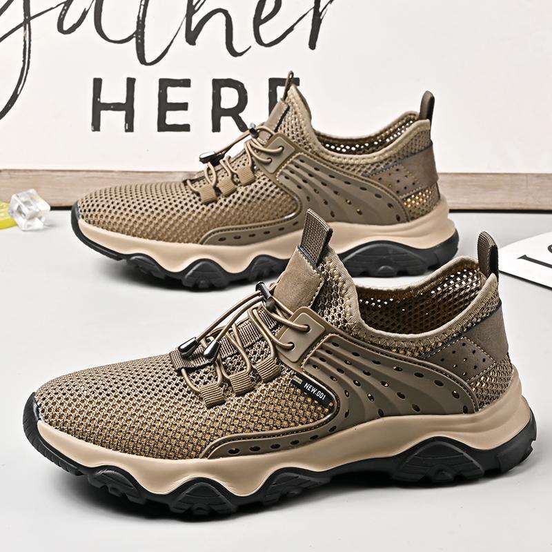 Mode Atmungsaktive Herren Laufschuhe Leichte Männliche Trainings-Sneaker Neue Bequeme Mesh-Schuhe Stilvolles Sportliches Trekkingschuhwerk Trainer