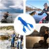 10pcs Soft Fishing Lure Crawdad Bait PVC Shrimp Artificial Soft Lure Baits for Bass Fishing