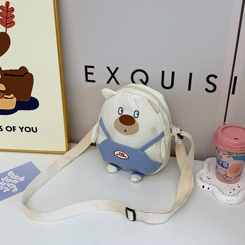 

Dog Cute Capybara Animal Kindergarten Backpack Strap Lightweight Bag School 18cm белый