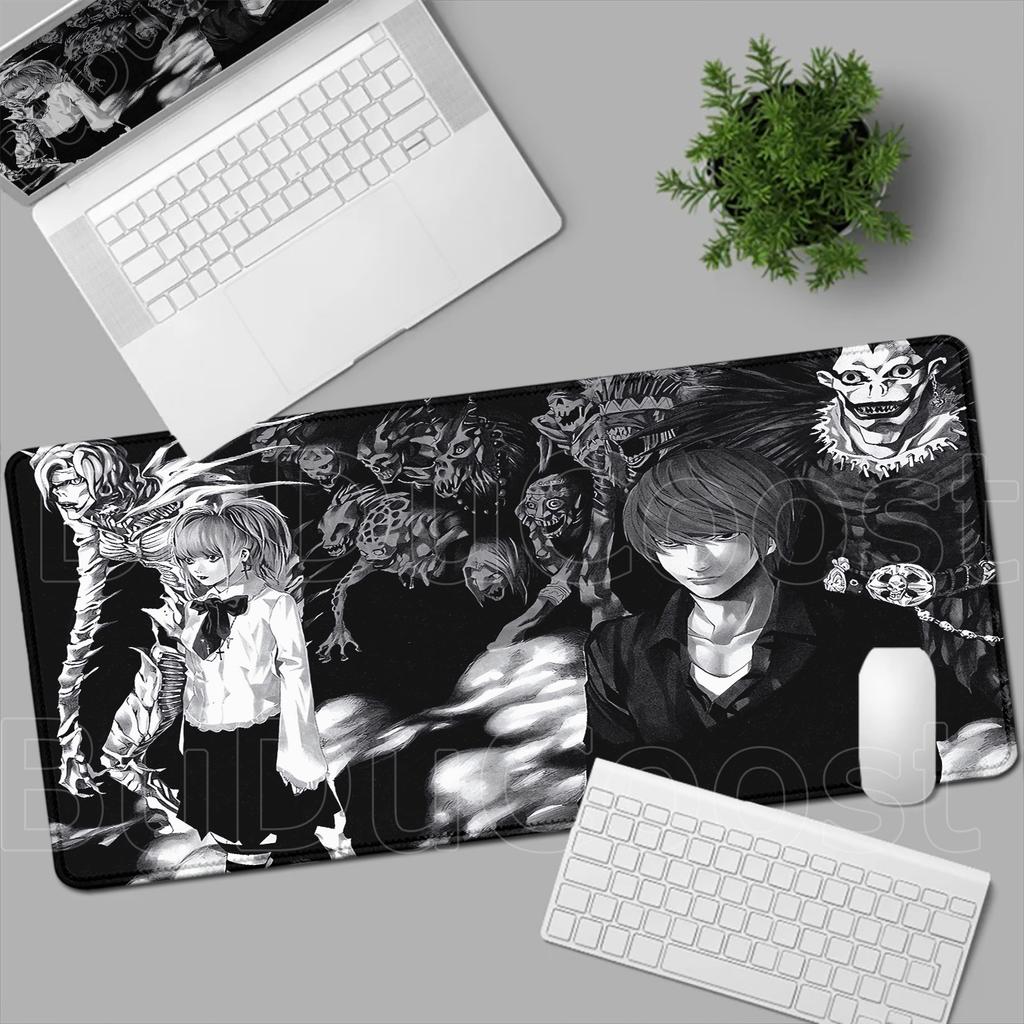 New Misa Amane Light Yagami Desk Mat Death Note Anime Mousepad Computer Gamers Lock Edge Mouse Pad Gaming E-sports Keyboard Pads