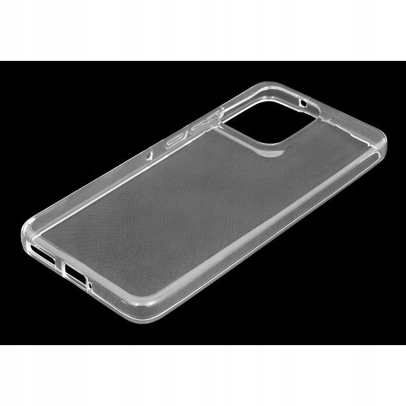 Case for Motorola EDGE 50 Neo TRANSPARENT REINFORCED SILICONE + 9H Glass
