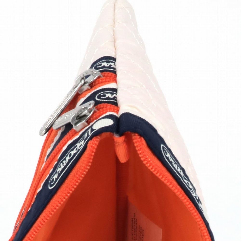 Pouzdro 7158 3 ZIP COSMETIC E950 PROŠÍVANÝ SVETR SLONOVINOVÁ [LeSportsac] [Položka]