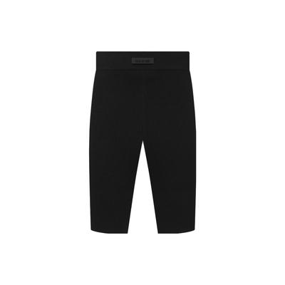 Essentials Biker Short Jet Black Women Bottoms 192SP235370FW