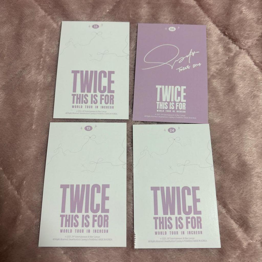 [USED] TWICE Mina THIS IS FOR Seoul Concert Random Trading Card Seoul