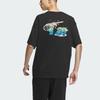 adidas Neo X Disney Toy Story Casual Cartoon Print Round Neck Short Sleeve T-Shirt Unisex Tops Black IP9365