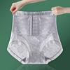 Mid Waist Butt Lifter Briefs Lace Flower Slimming Buckle Shapers Postpartum Body Shapers  Ladies