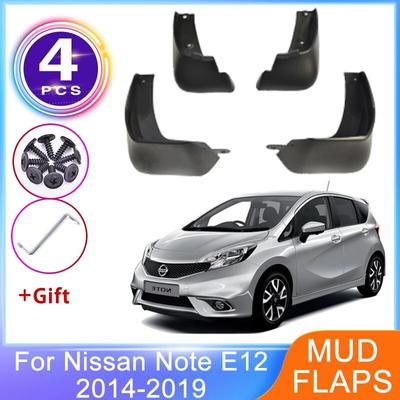 Car Flaps 4x for Nissan Note E12 2014~ MudFlaps Front Rear Mudguards Fender Auto Accessories New Upgrade Mud Guard Splash