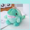 Soft Plush Dinosaur Keychain Adorable Stuffed Toy For Bags And Backpacks Cute