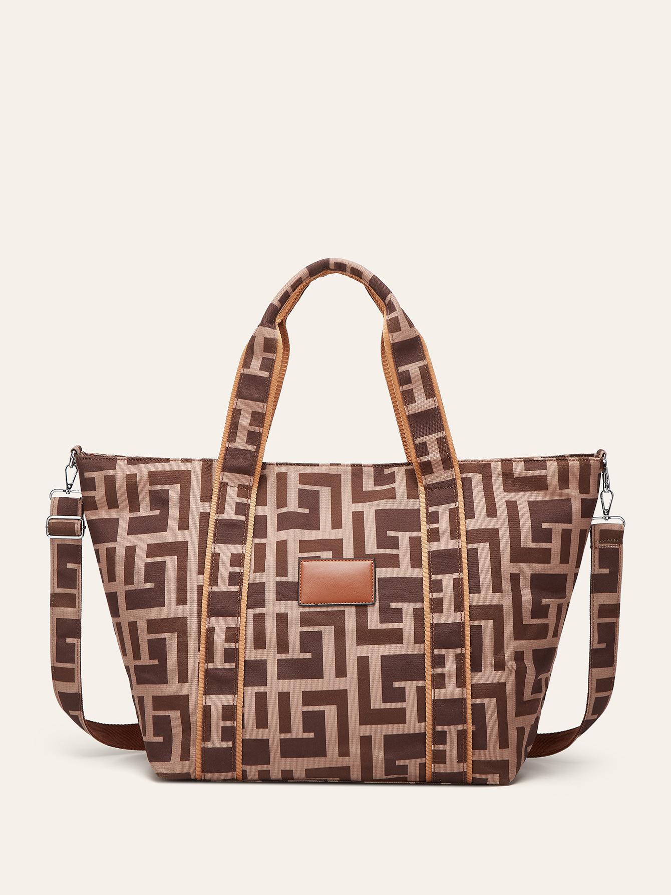 Tote bag high quality retro fashion large capacity daily versatile commuter portable women s bag travel bag хаки