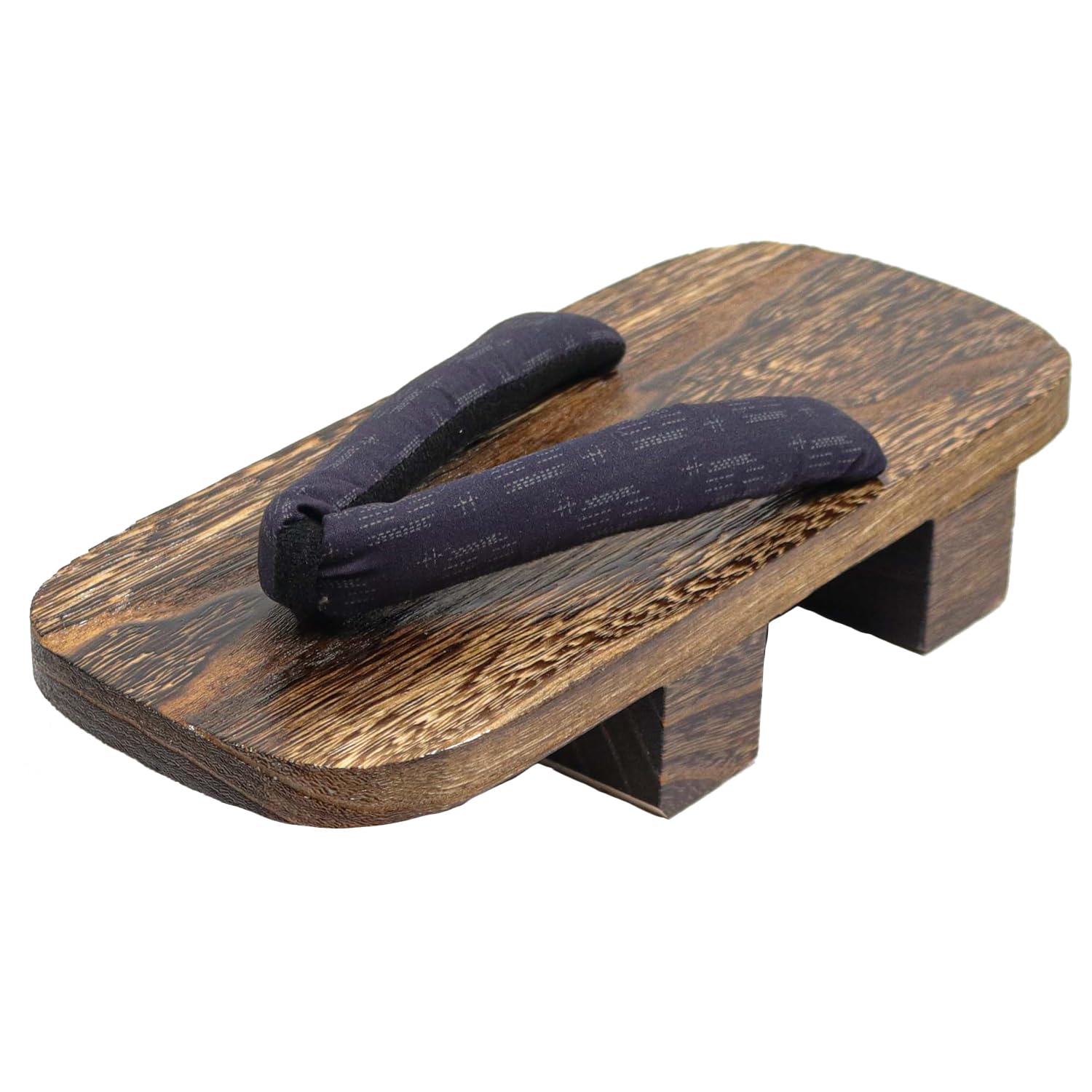 

Гэта с двумя узорчатыми павловниями для мужчин коричневые [KYOETSU] (Японские гэта) зубья, ремешки, основание, (27.0см, 3)