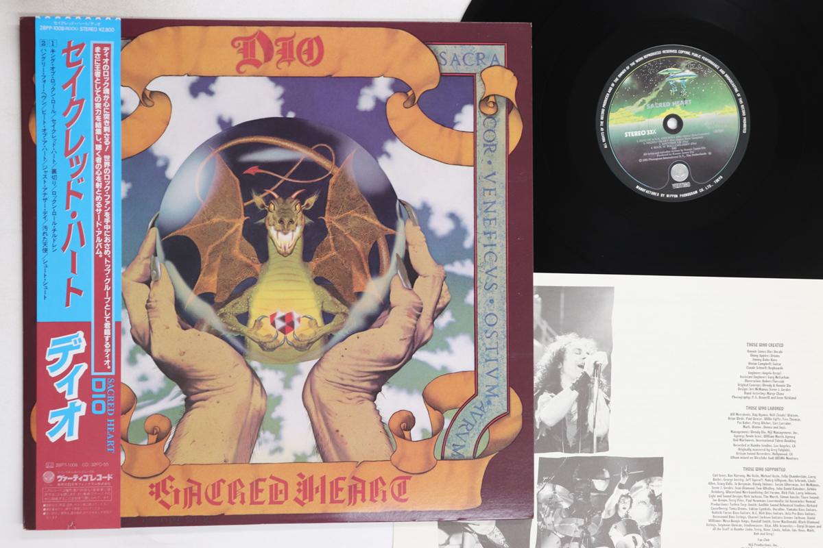 

LP Record DIO - Sacred Heart 28PP1008 VERTIGO 1985 Japan Obi Metal Used