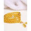 Natural Collection Brazil Citrine Bracelet 108 PCs Buddha Beads Rosary Multi-Wrap Bracelet Men's and Women's Crystal Ornament