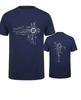 New Men's T-Shirt O-Neck Men's T-Shirt, Men's T-Shirt CPU Processor Circuit Diagram Printing Man Top T-Shirt T