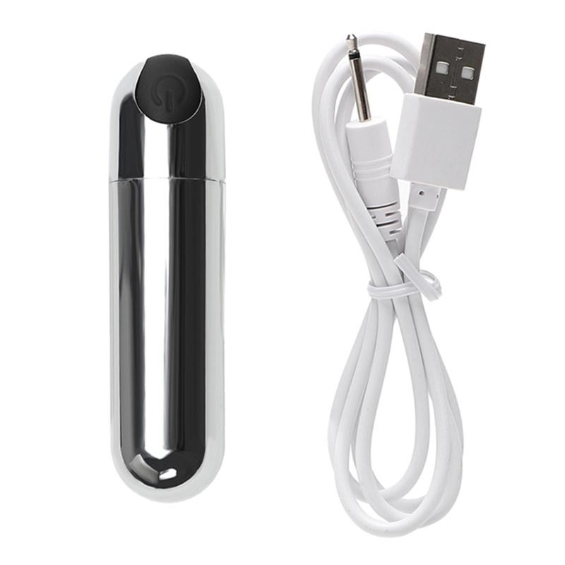 Women Mini Bullet Vibrator 10 Vibration Modes Waterproof Low Noise Adult Sex Toys G-spot Egg